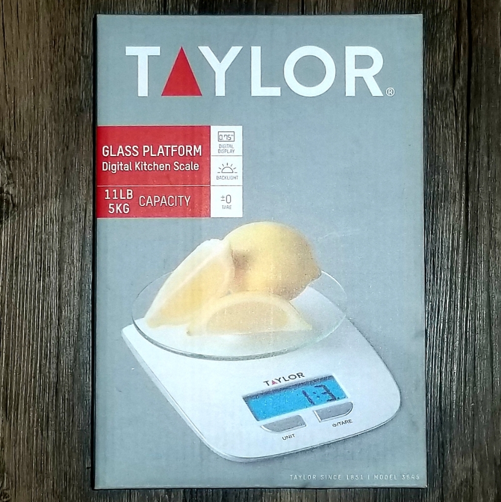 Taylor Glass Platform Digital Kitchen Scale